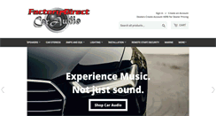 Desktop Screenshot of factorydirectcaraudio.com